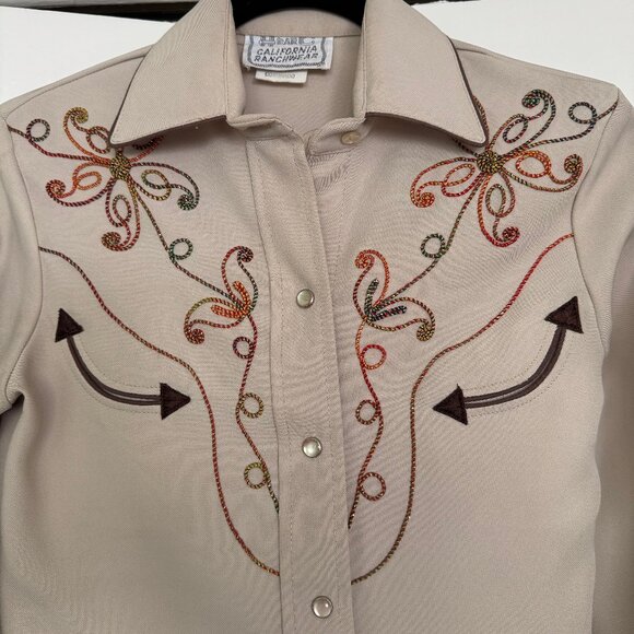 1960’s H Bar C Cali Ranchwear Rodeo Western Top - Picture 7 of 9